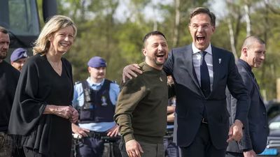 Zelensky en Rutte