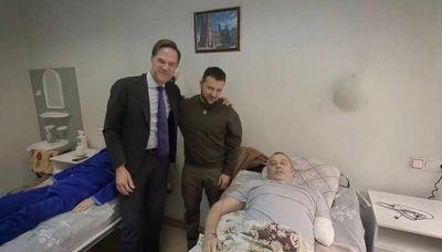 Rutte en Zelensky