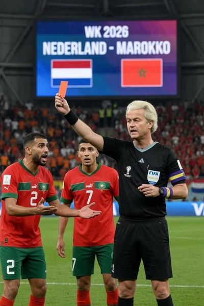 Wilders met de rode kaart