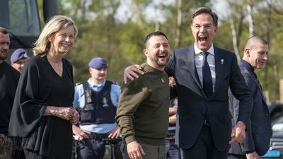 Zelensky en Rutte