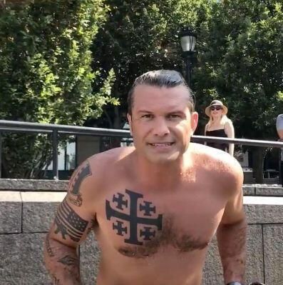 Pete Hegseth tattoo