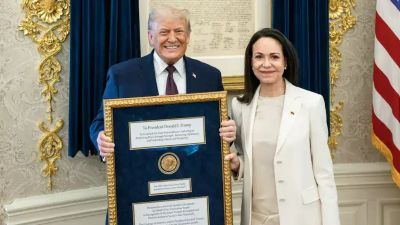 Trump Machado Nobelprijs