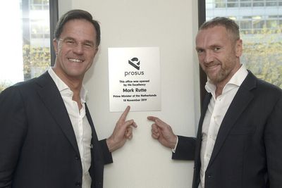 Mark Rutte en Bob van Dijk