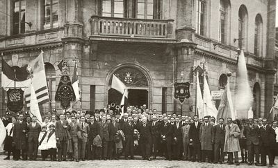 Huldiging Sportclub Enschede 1928
