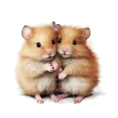 De twee hamsters